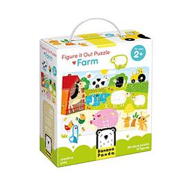 Talicor - Banana Panda Figure It Out Puzzle Farm