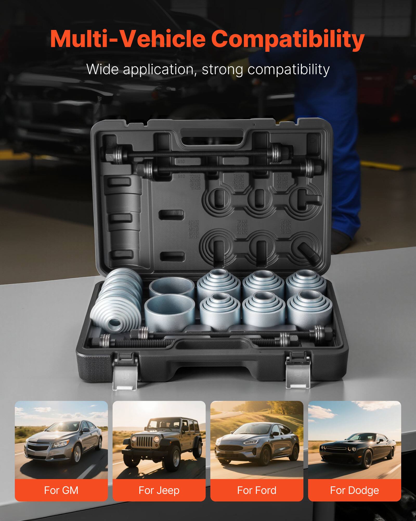 Multi-Vehicle Compatibility  
Wide application, strong compatibility  

For GM  
For Jeep  
For Ford  
For Dodge