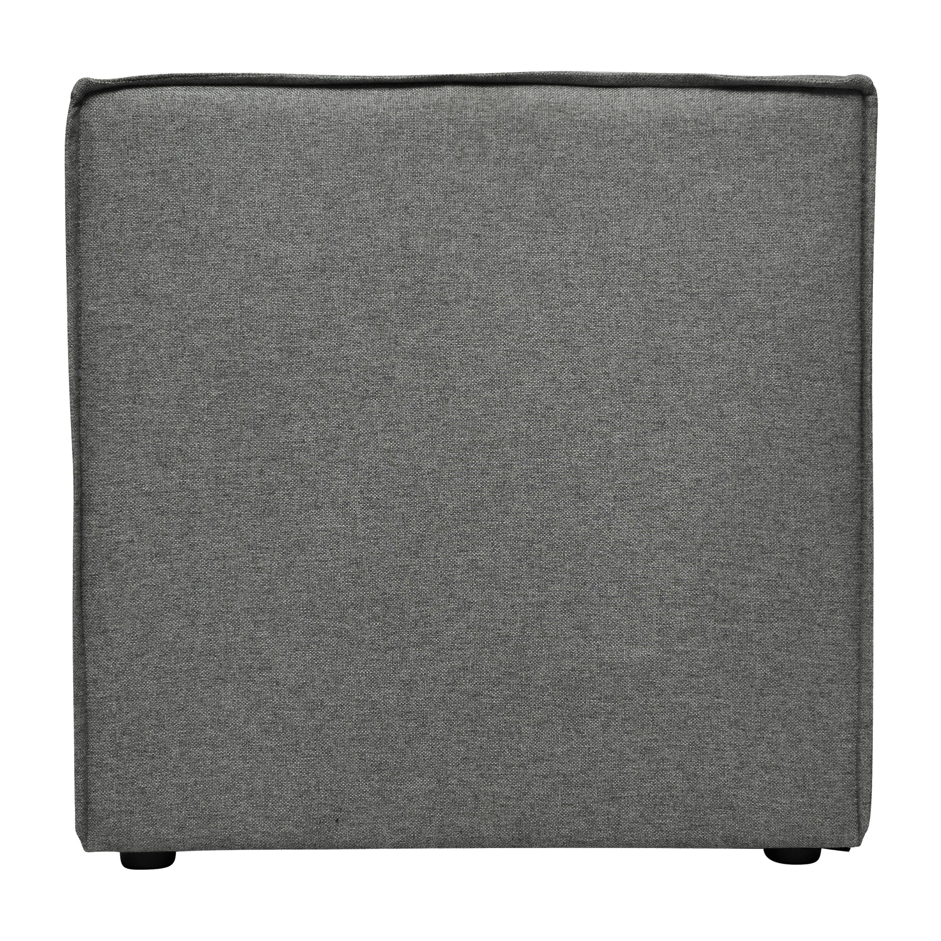 Alt View 7. Emma + Oliver - Farmount Modular Armless Middle Chair - Dark Gray.