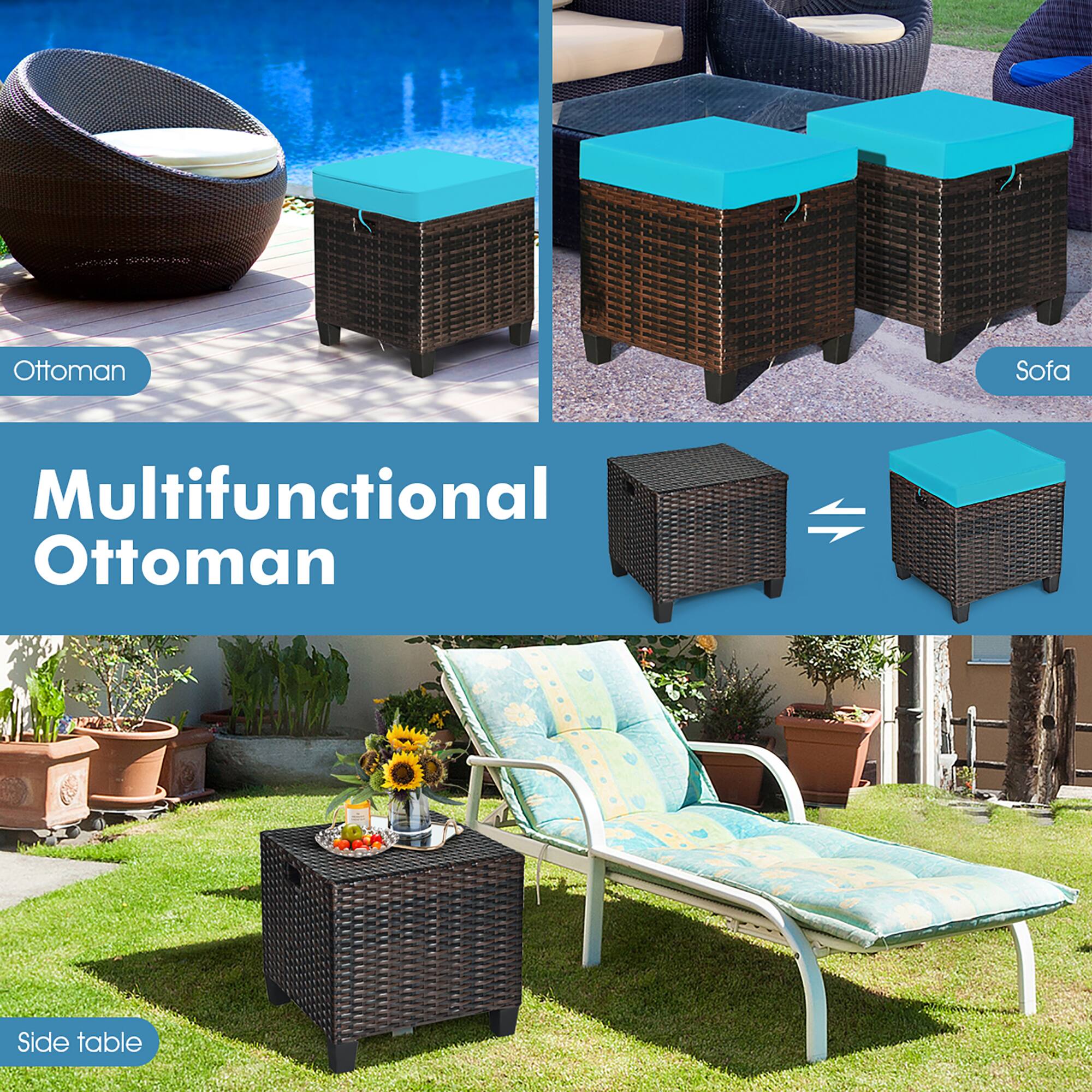 Multifunctional Ottoman Side Table Sofa