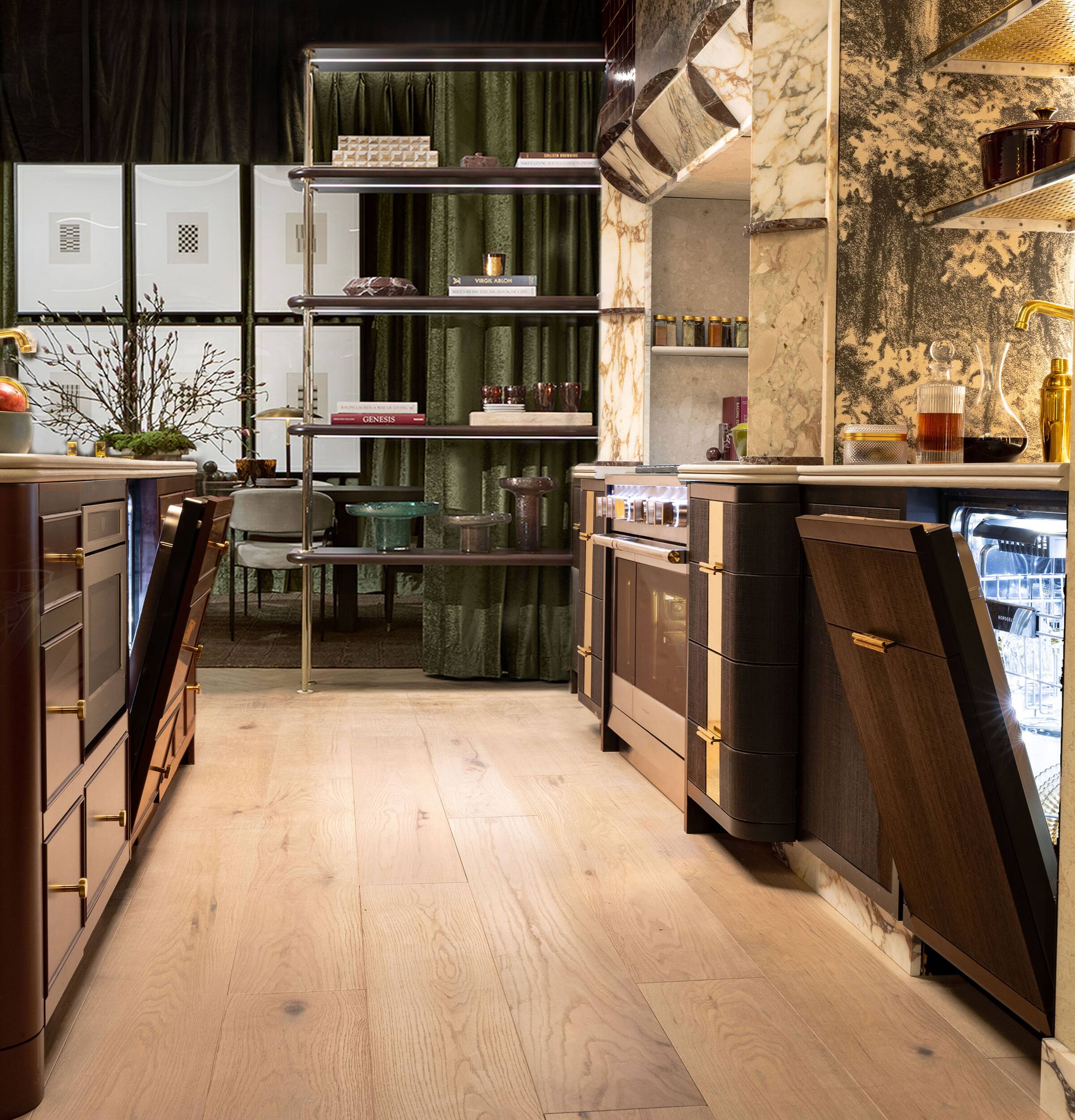 Alt View 12. Monogram - 24" Top Control Smart Built-In Stainless Steel Tub Dishwasher with 3rd Rack, 40 dBA, and Advanced Water System - Custom Panel Ready.