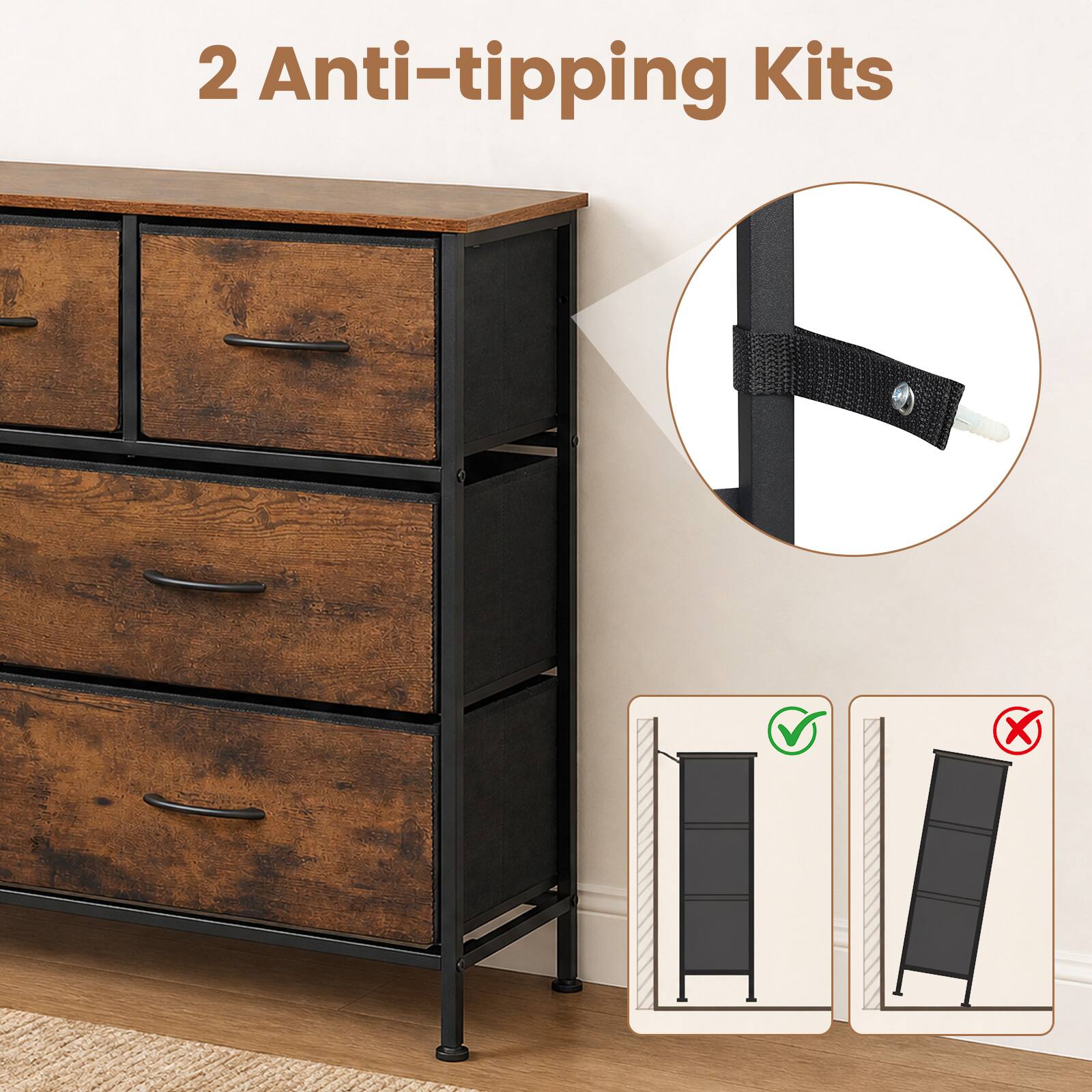 2 Anti-tipping Kits