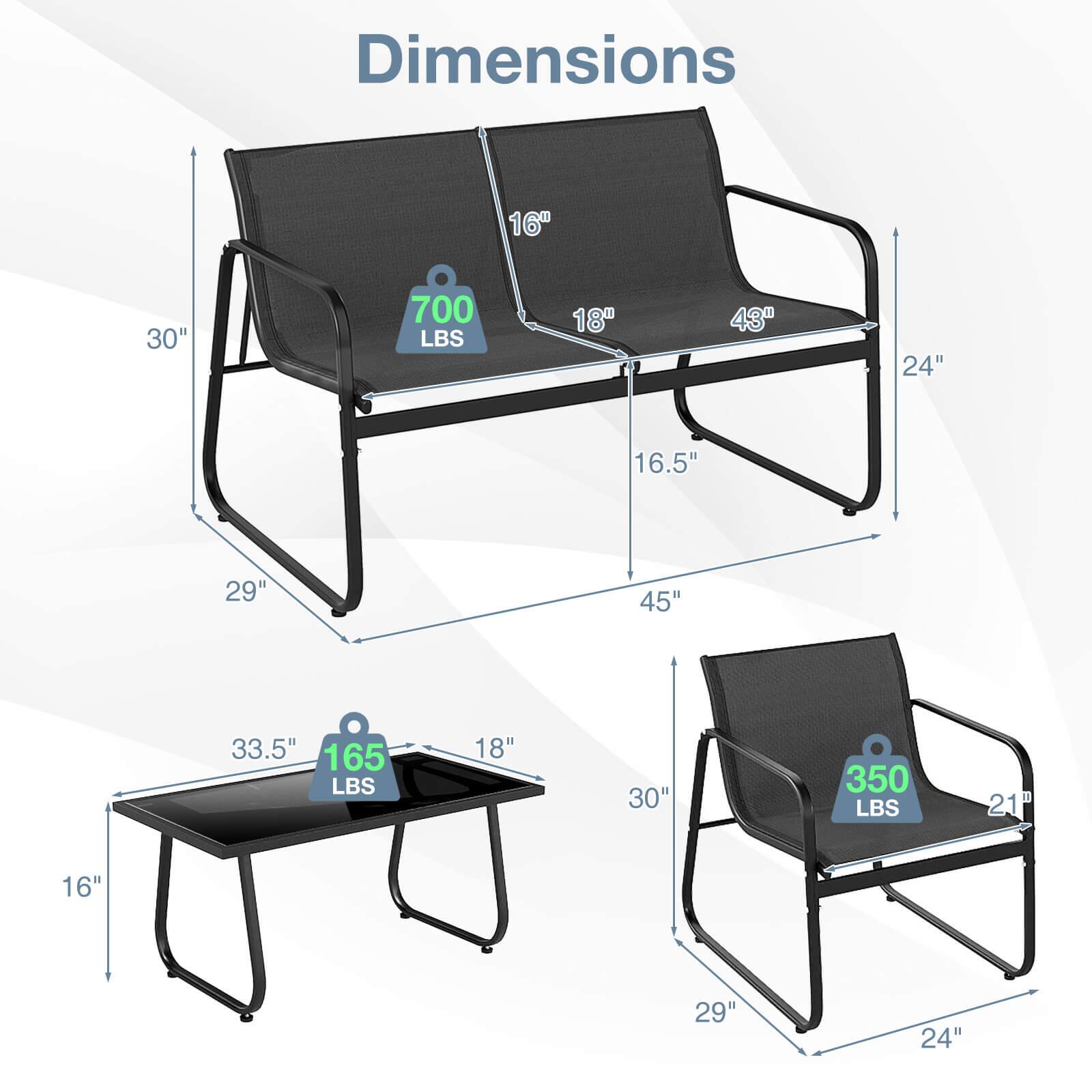 Dimensions

- 16" x 30" x 700 LBS
- 18" x 43" x 24"
- 16.5" x 45" x 33.5"
- 165 LBS
- 18" x 30" x 350 LBS
- 21" x 16" x 29" x 24"