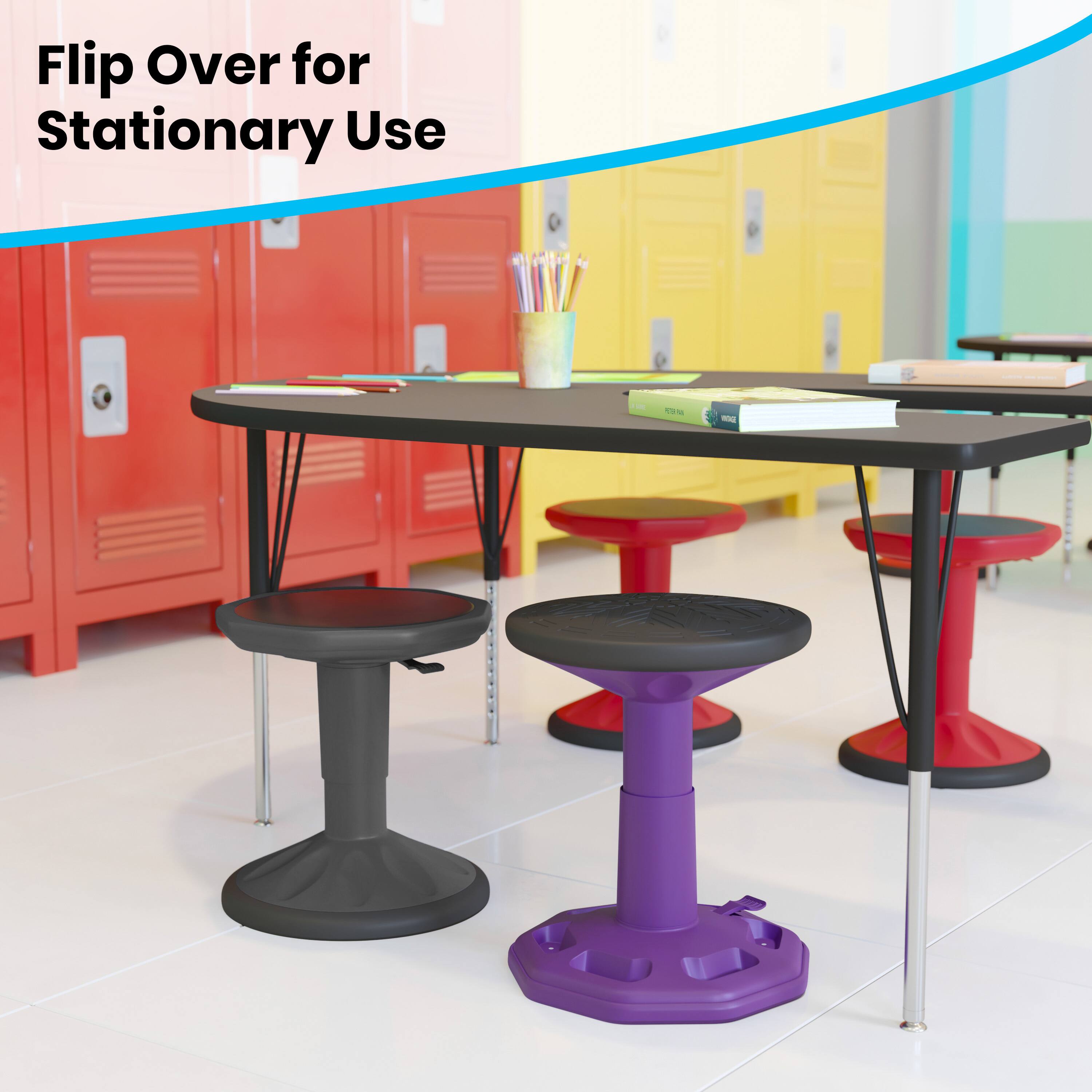 Flip Over for Stationary Use