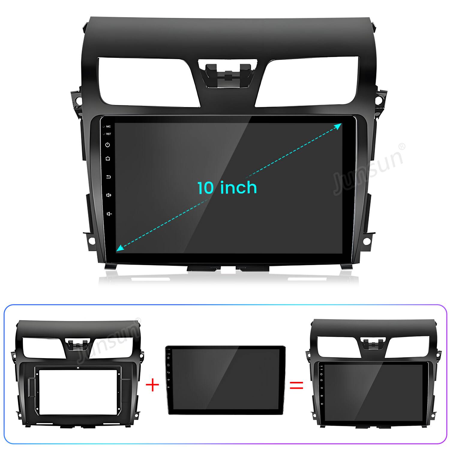 - D n 6 H 10 inch Junsun Junsun + =