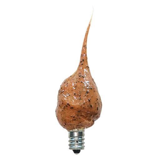 Front. BreeBe - Hazelnut Scented Silicone Bulb - 4 Watt - Golden Brown.