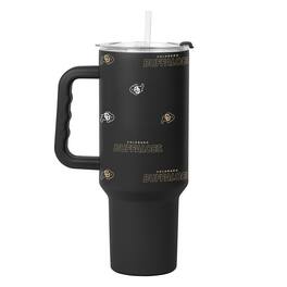 Logo Brands - Colorado Buffaloes 40oz. Step and Repeat Powder Coat Tumbler - Black