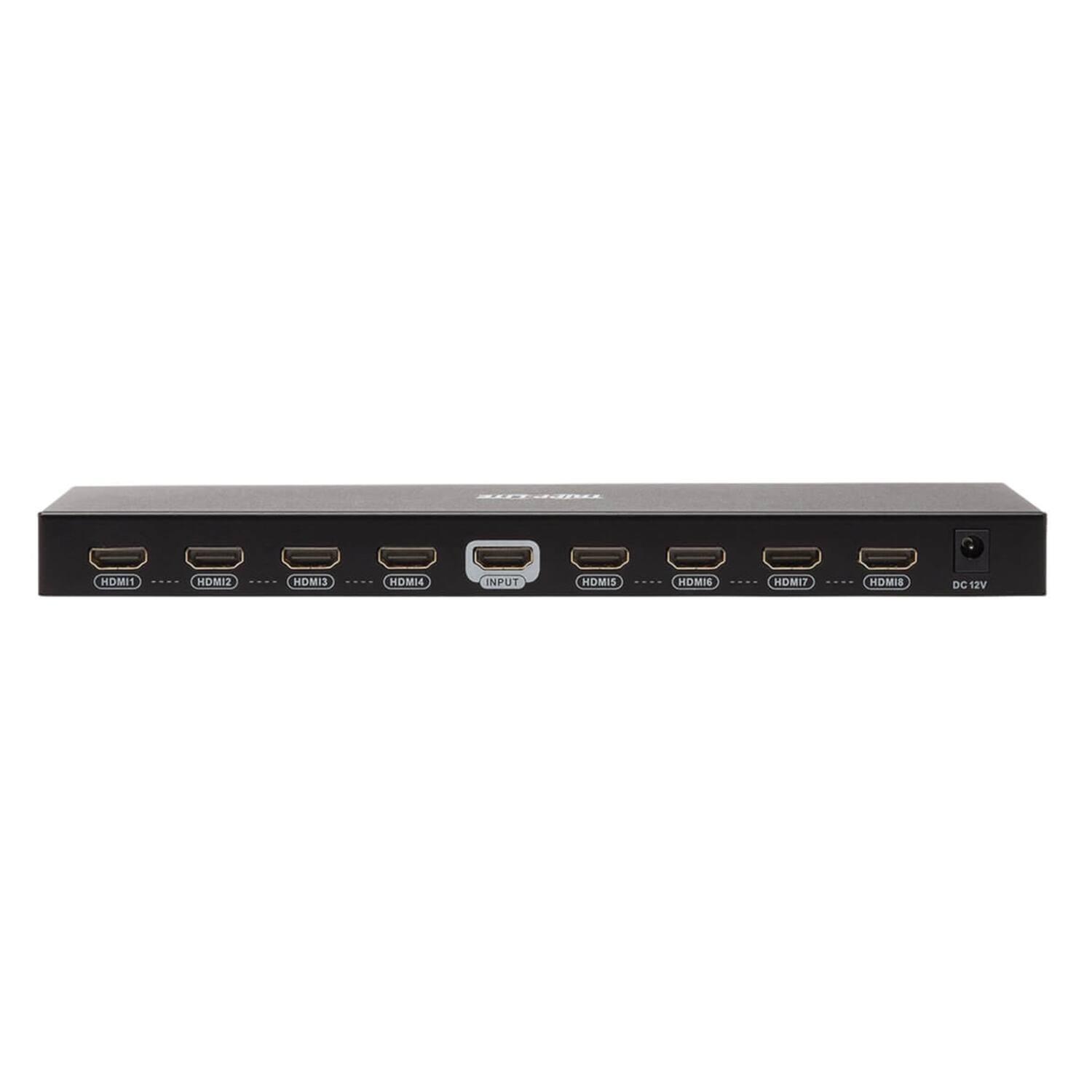 S4C HDMI1 HDMI2 HDMI3 HDMI4 INPUT HDMI5 HDMI6 HDMI7 HDMI8 DC 12V