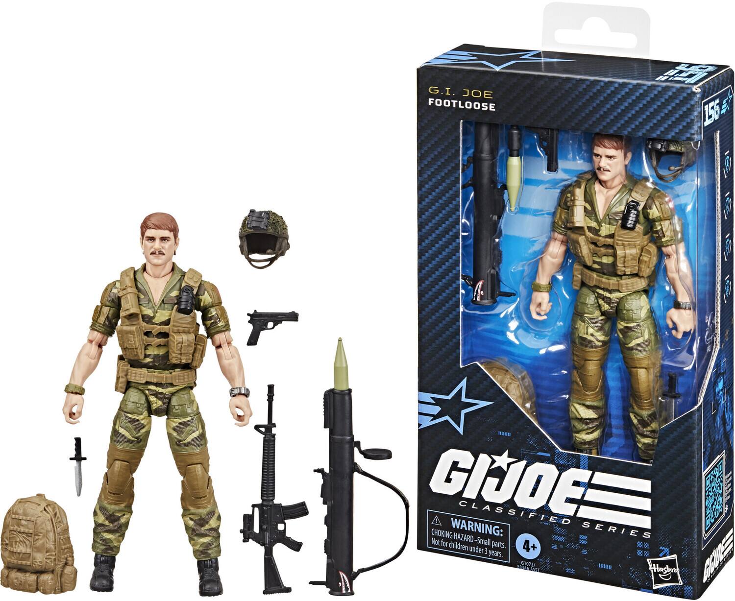 Hasbro Collectibles - G.I. Joe - Classified Series - #156, Footloose Action Figure - COLLECTIBLES