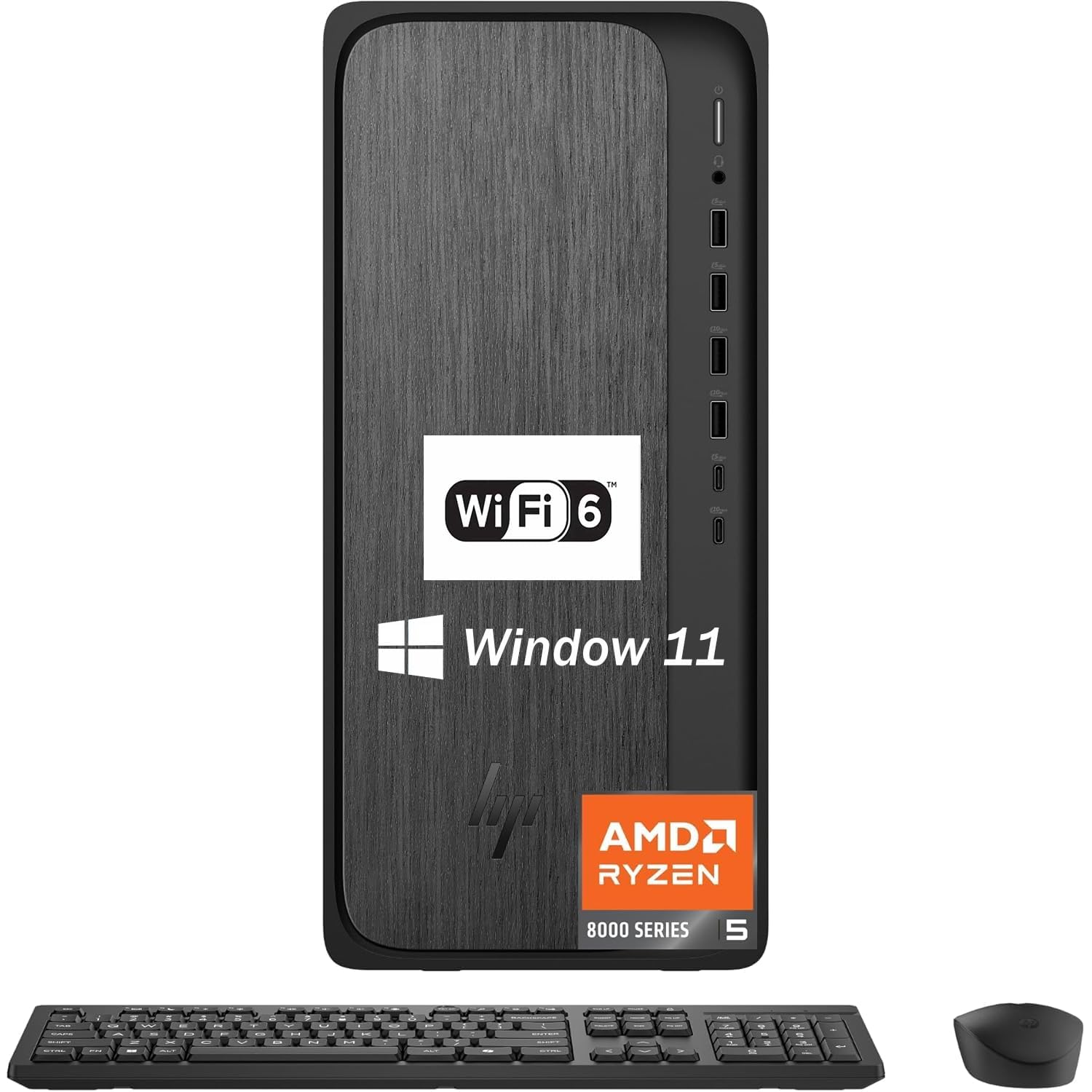 - Wi-Fi 6
- Windows 11
- AMD Ryzen 8000 Series 5
