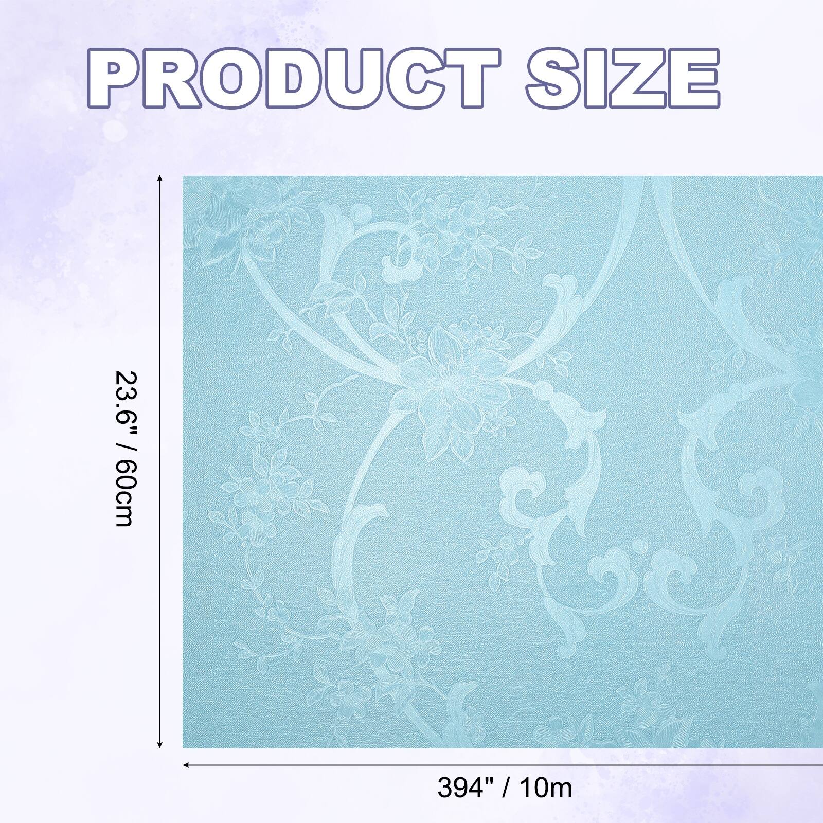 PRODUCT SIZE  
23.6" / 60cm  
394" / 10m