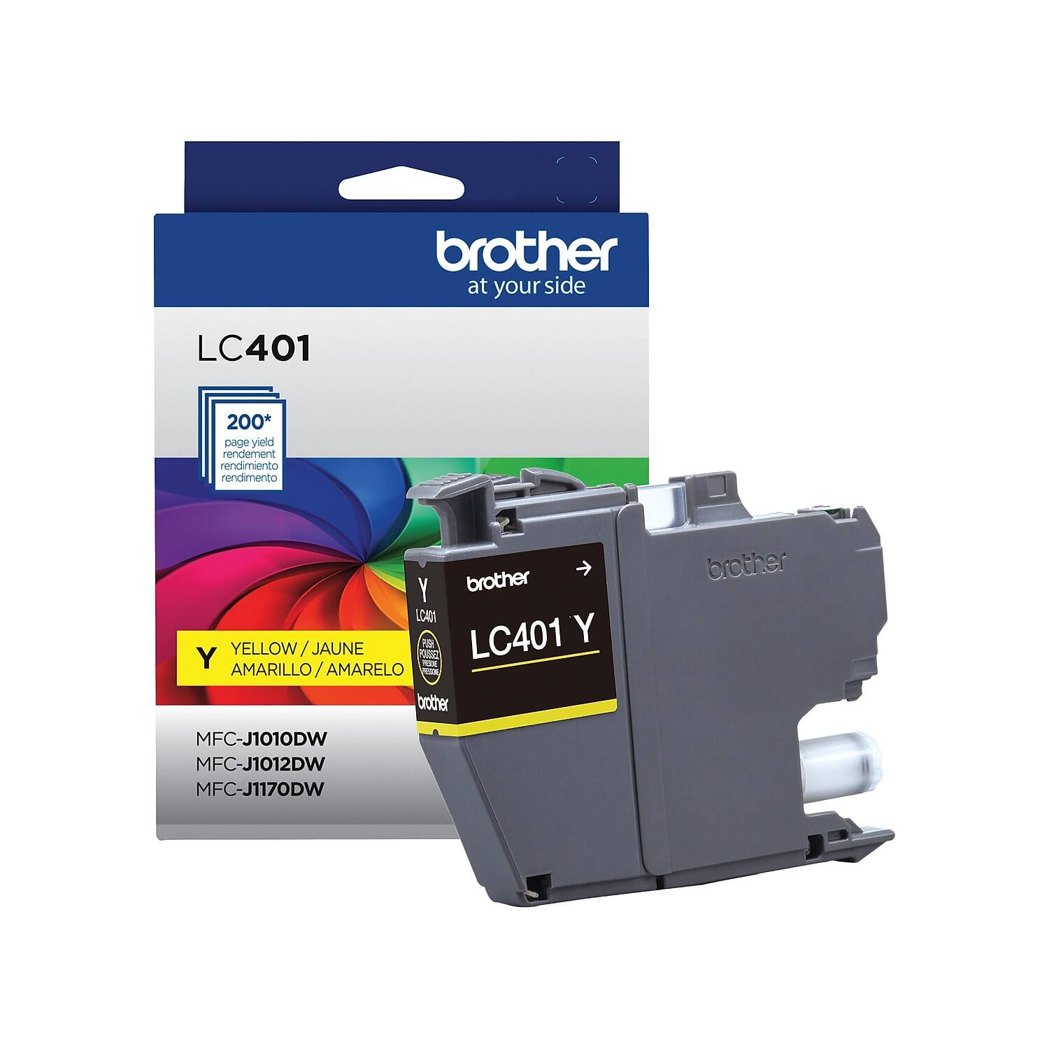 Brother LC401 Standard Yield Ink Cartridge (LC401YS) Yellow