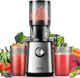 Shardor - Cold Press Juicer Machines - Silver