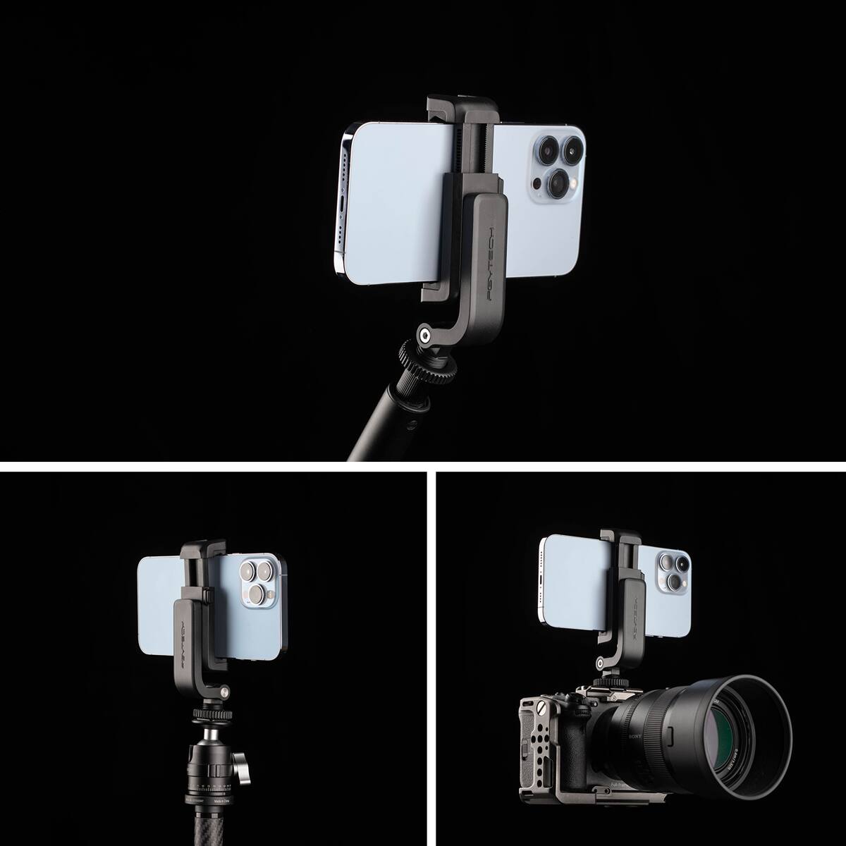 Alt View 6. PGYTECH - PGYTECH Cold Shoe Smartphone Holder.