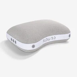 Bedgear - Flow Cuddle Curve Performance® Pillow - Standard, 3.0 Loft - White