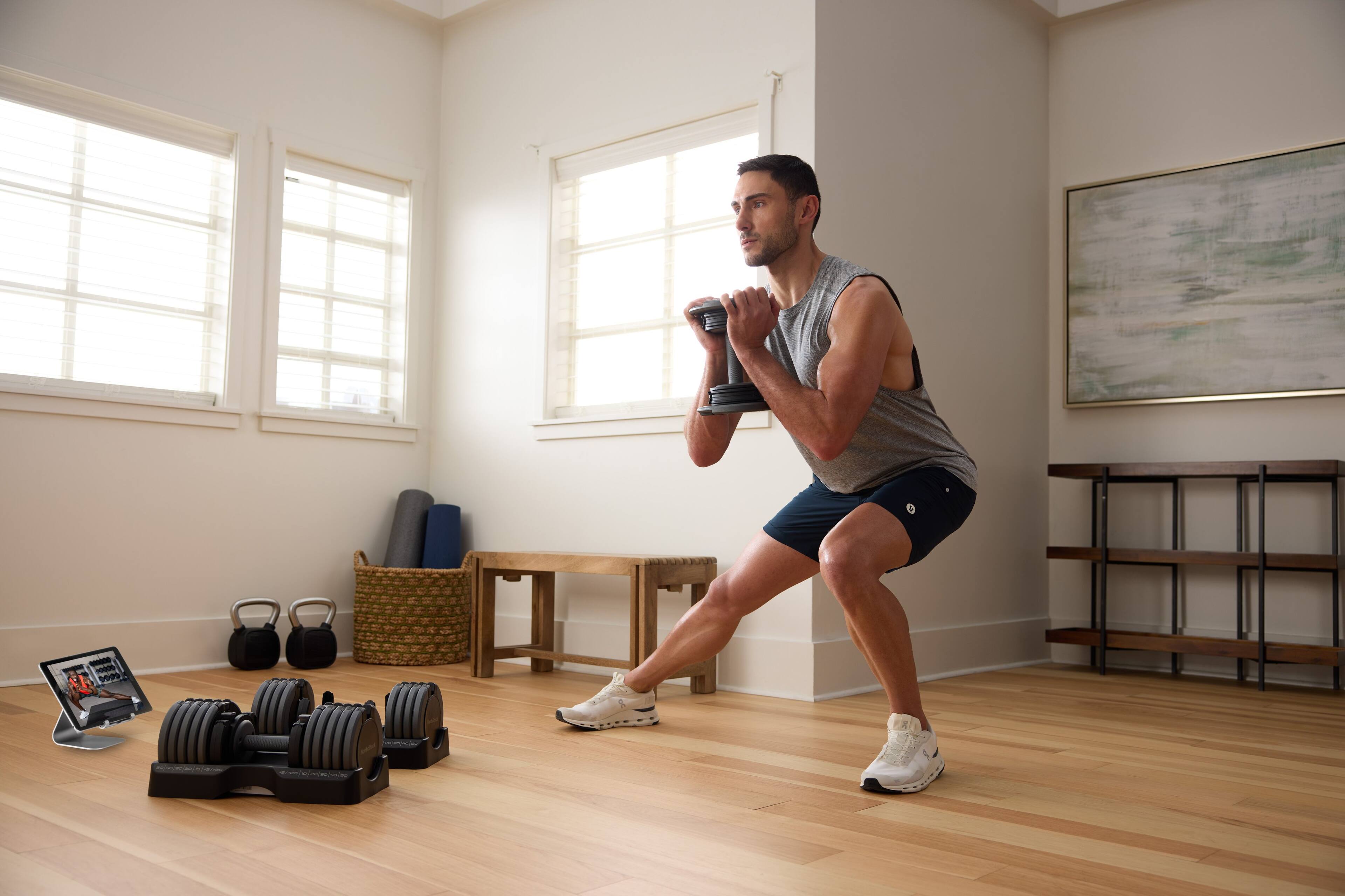 Alt View 4. NordicTrack - NordicTrack Single 55lb Select-A-Weight Dumbbell - Black.