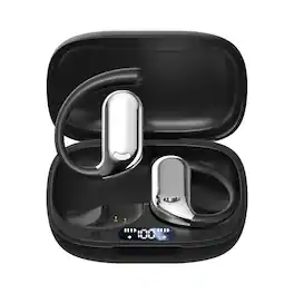 SKRAN - Bone Conduction Wireless Bluetooth Headphones, Waterproof, Long Battery Life - for Running, Gym, Commuting - Black