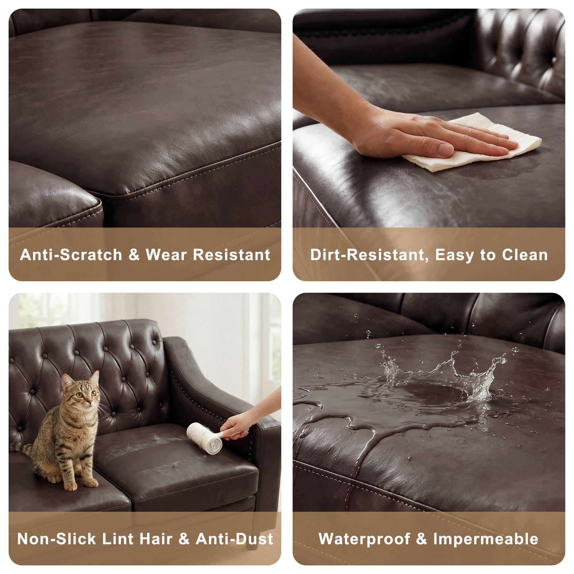 - Anti-Scratch & Wear Resistant
- Dirt-Resistant, Easy to Clean
- Non-Slick Lint Hair & Anti-Dust
- Waterproof & Impermeable
