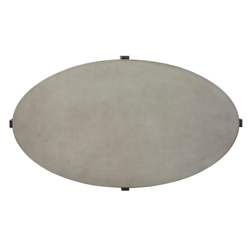 Alt View 2. Starlight Canyon Home - Brown Round Cocktail Table – Stylish Living Room Center Table for Living Room - Brown.