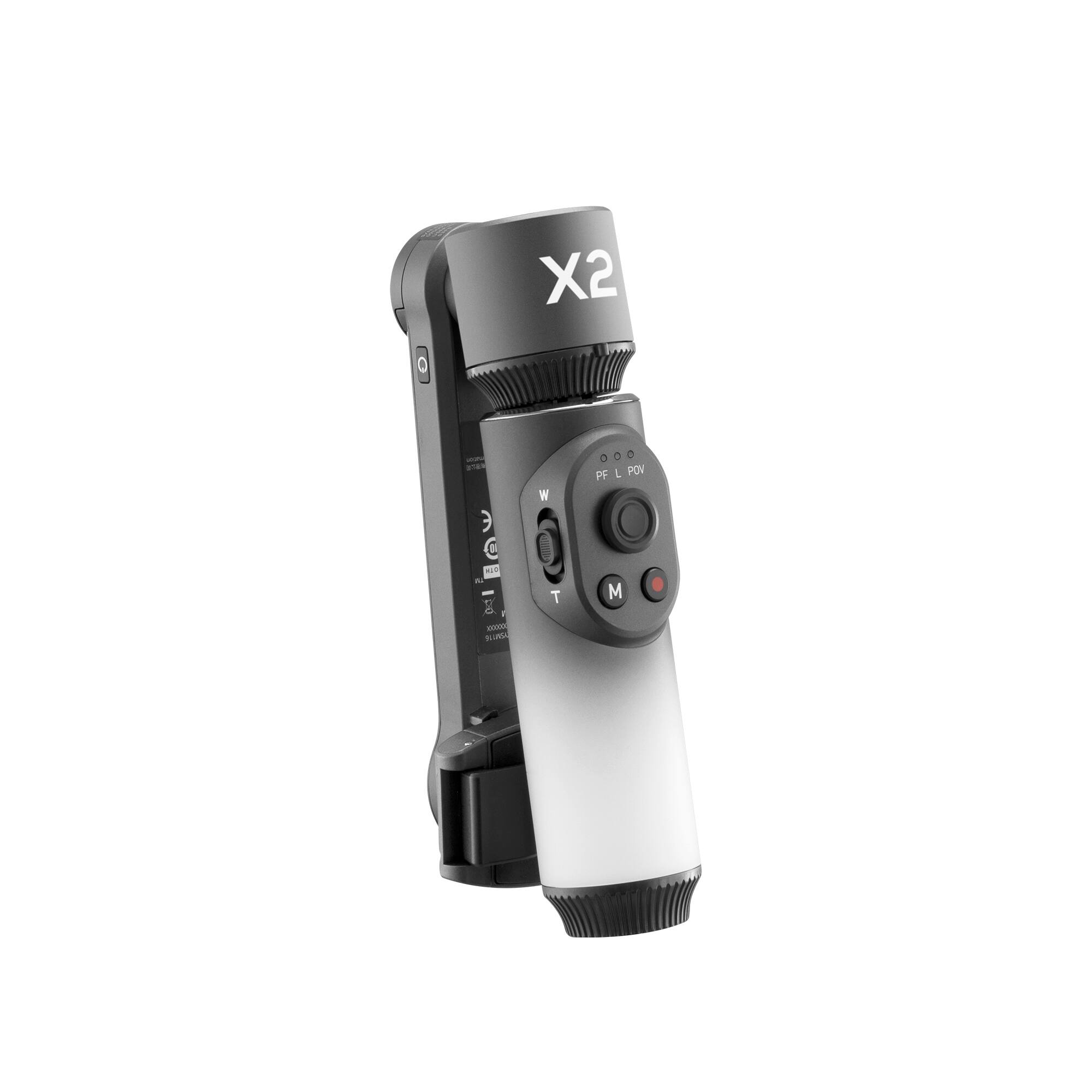 Left. Zhiyun - SMOOTH X2 2-Axis Smartphone Gimbal w/Extendable Sections.
