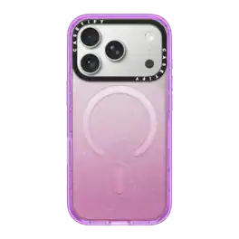 CASETiFY - Impact Case MagSafe Compatible for Apple iPhone 18 Pro and 17 Pro Devices - Glitter Purple
