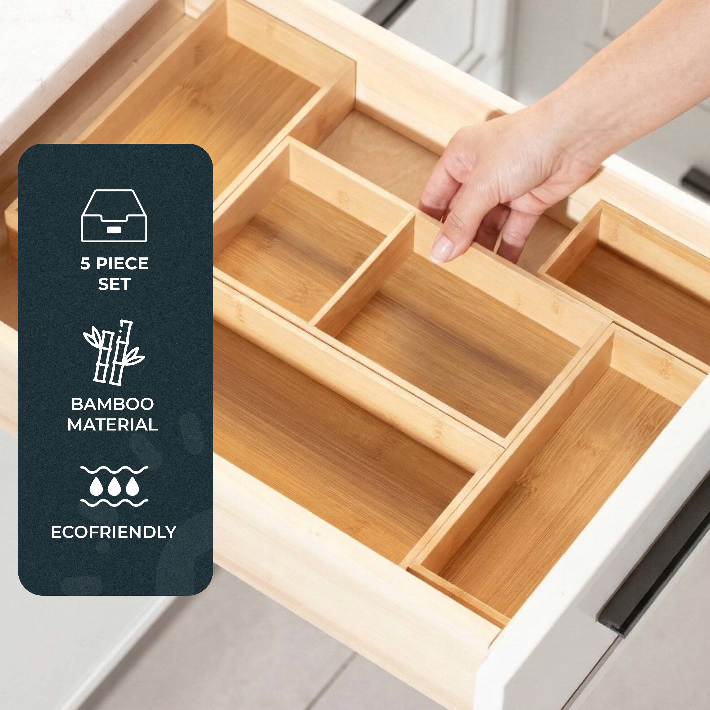 5 PIECE SET  
BAMBOO MATERIAL  
ECOFRIENDLY