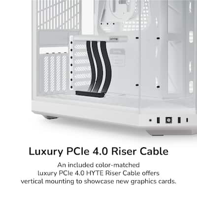 HYTE Y70 Mid Tower ATX Gaming PC Desktop Case with Riser Cable HYTE Y70 Mid Tower ATX Gaming PC Desktop Case with Riser Cable