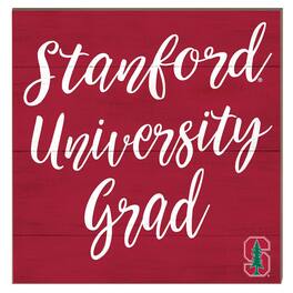 Jardine - Stanford Cardinal 10" x 10" Grad Plaque - Red