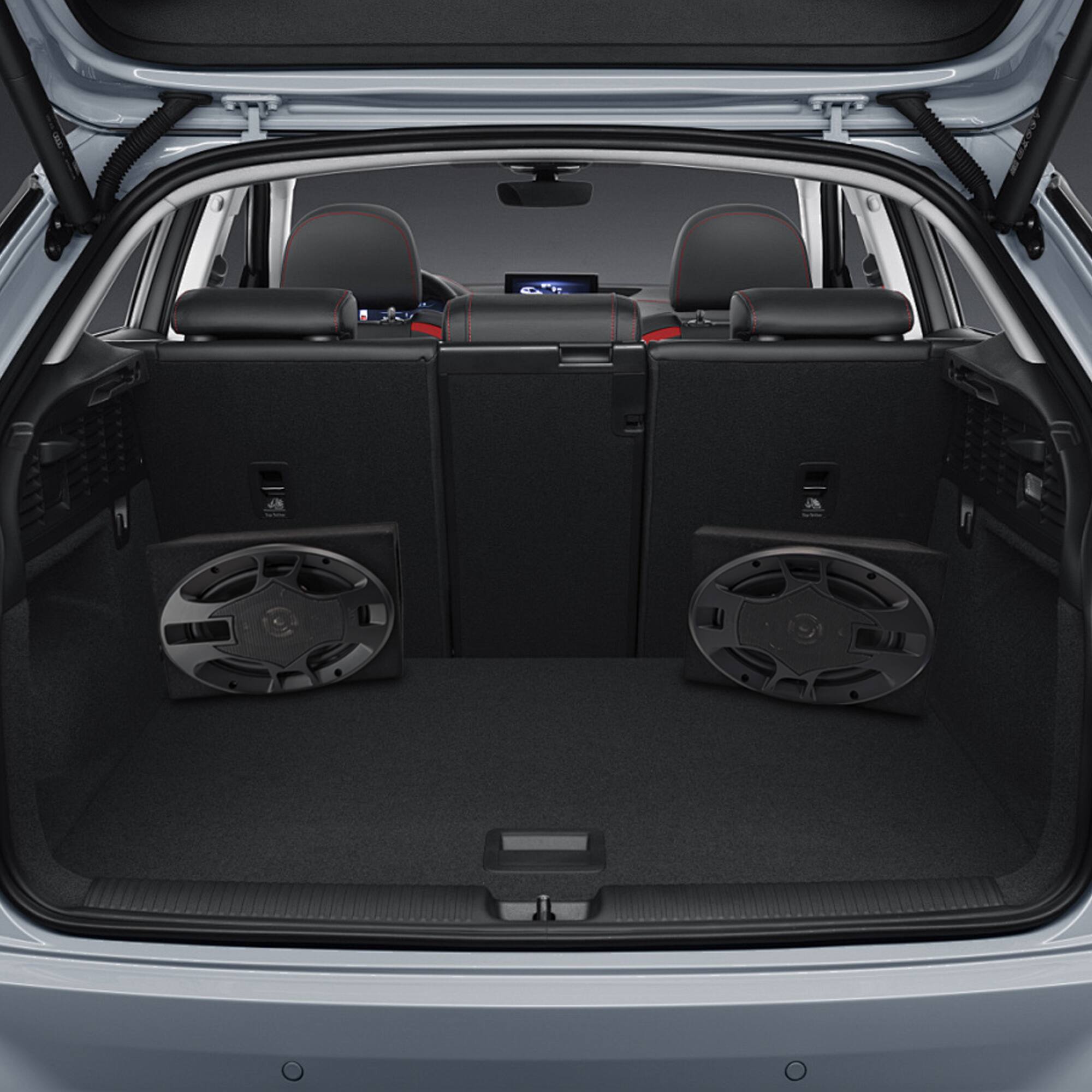 Alt View 5. SDX Audio - 5"x7" 4-way Car Speaker System Hatchback Boxes - Black.
