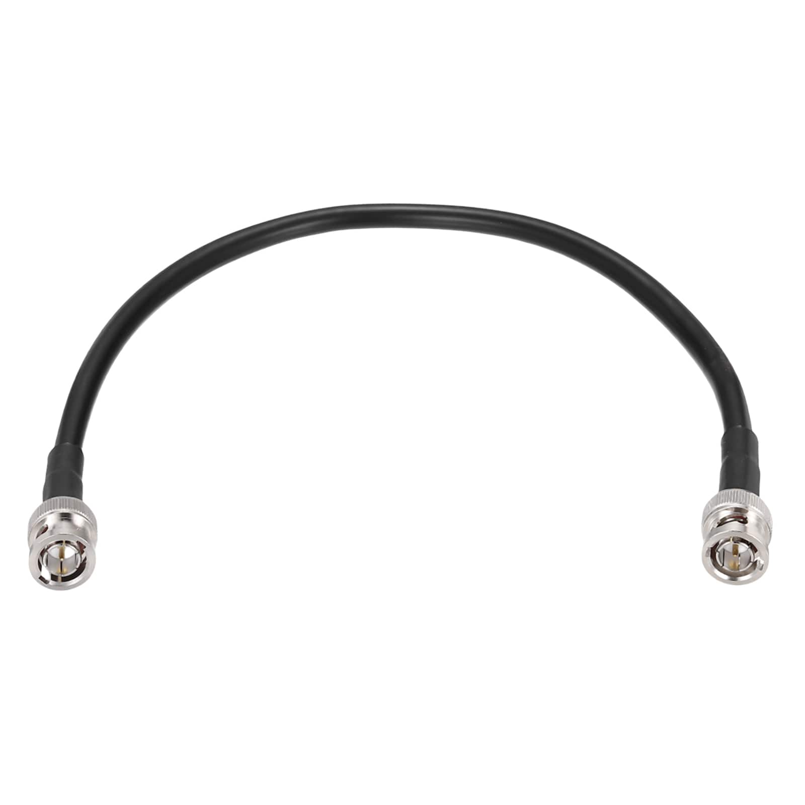 Unique Bargains - 12G-SDI BNC M/M 75 Ohm RG6 Coaxial Video Jumper Cable for Camera Surveillance, Supports HD-SDI/3G-SDI/6G-4K/8K - Black