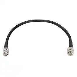 Unique Bargains - 12G-SDI BNC M/M 75 Ohm RG6 Coaxial Video Jumper Cable for Camera Surveillance, Supports HD-SDI/3G-SDI/6G-4K/8K - Black