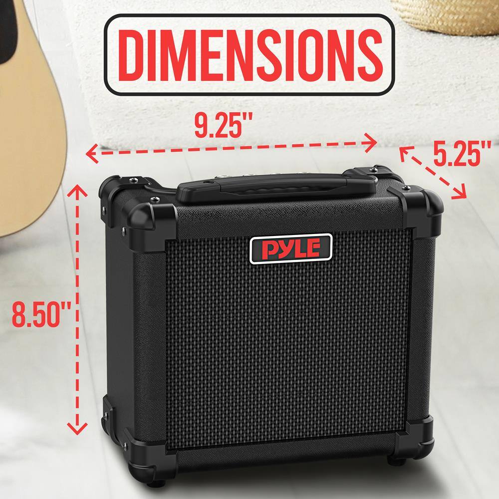 DIMENSIONS  
9.25" x 5.25" x 8.50"  
PYLE