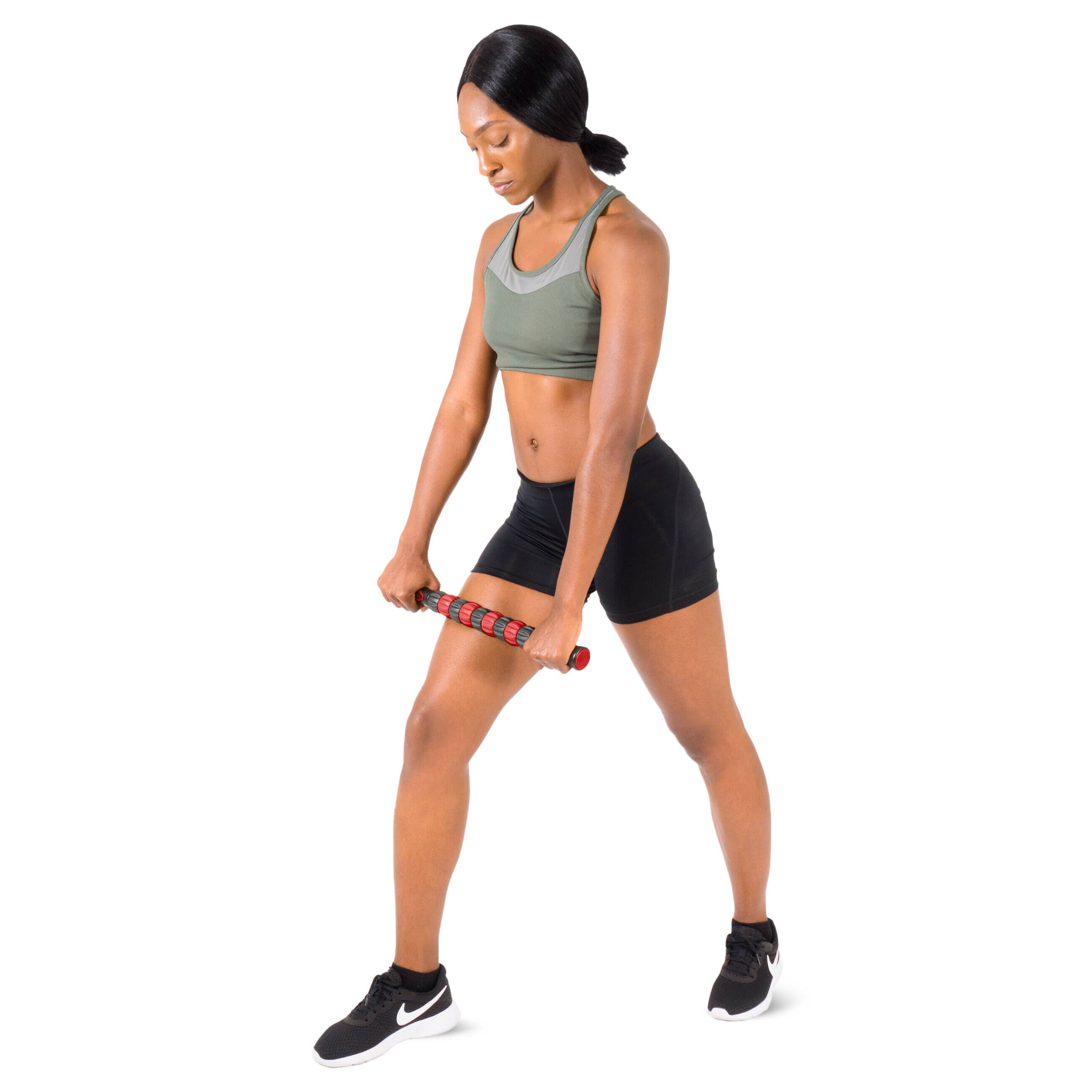 Alt View 2. ProsourceFit - ProsourceFit Massage Stick Roller - Black/Red.