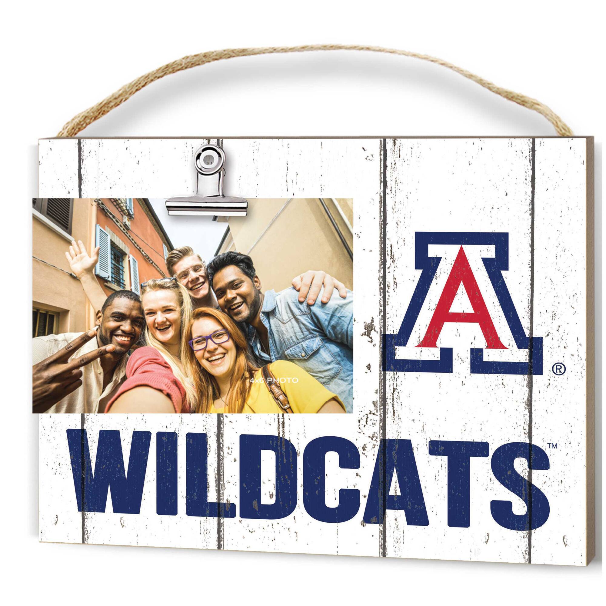 Arizona Wildcats 8'' x 10'' Weathered Clip It Frame