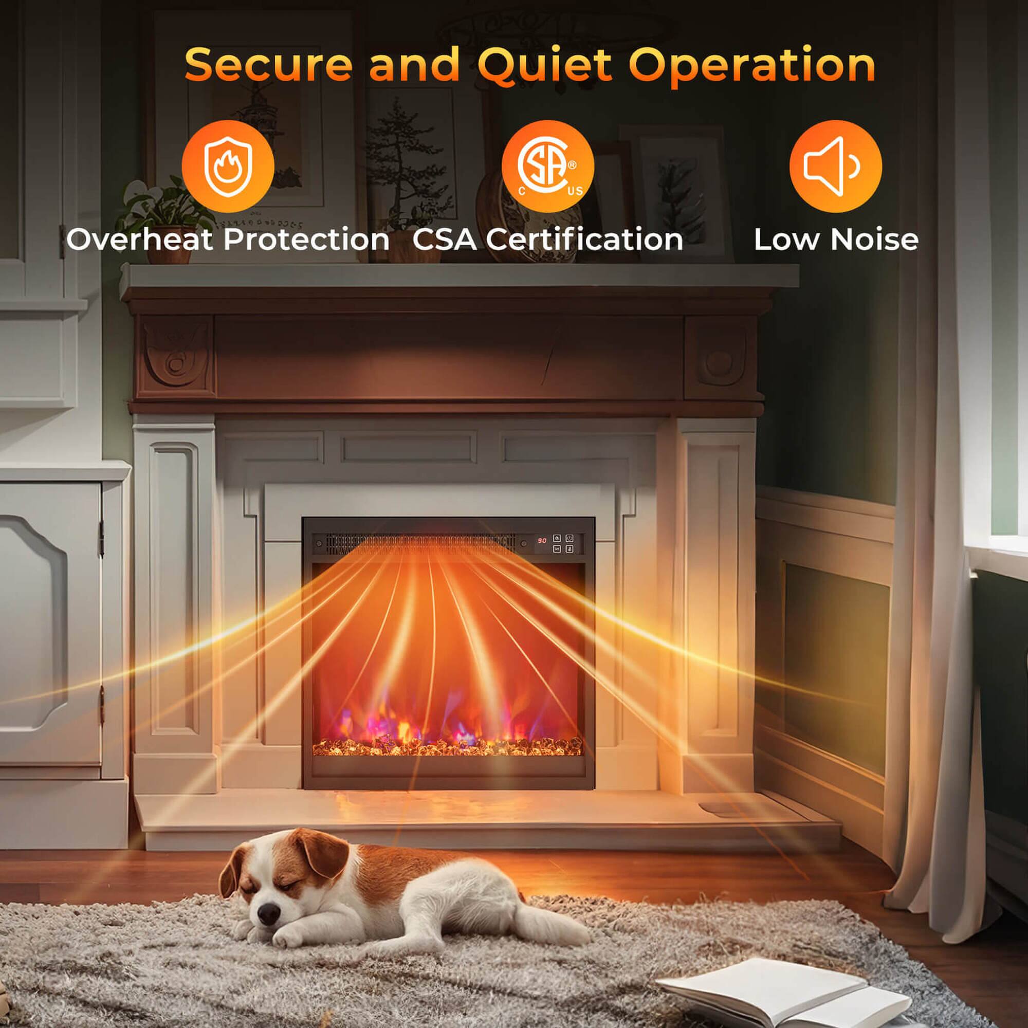 Secure and Quiet Operation

- Overheat Protection
- CSA Certification
- Low Noise