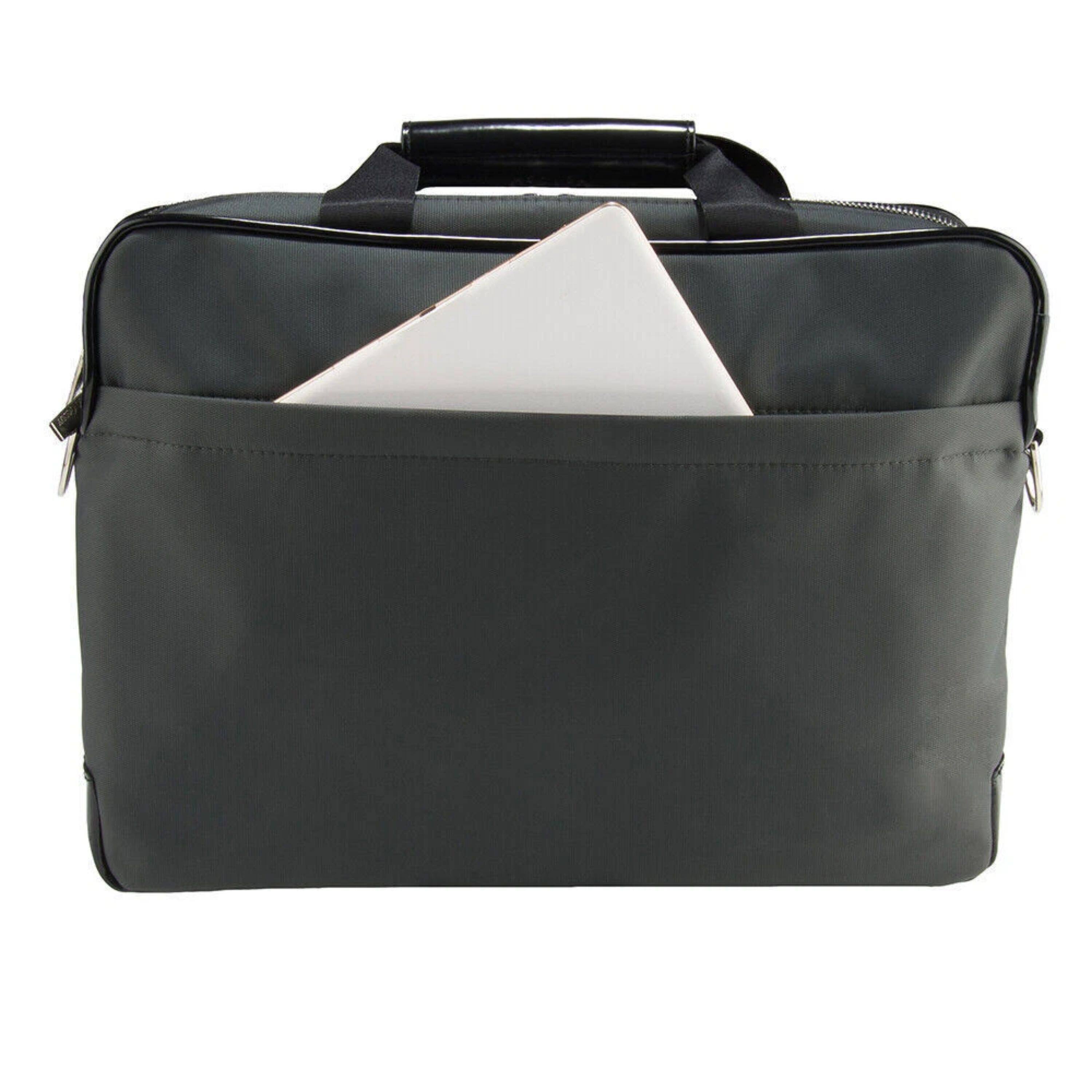 Left. Kitcheniva - Travel Laptop Shoulder Messenger Bag Case For 16" Laptop - Gray/Black.