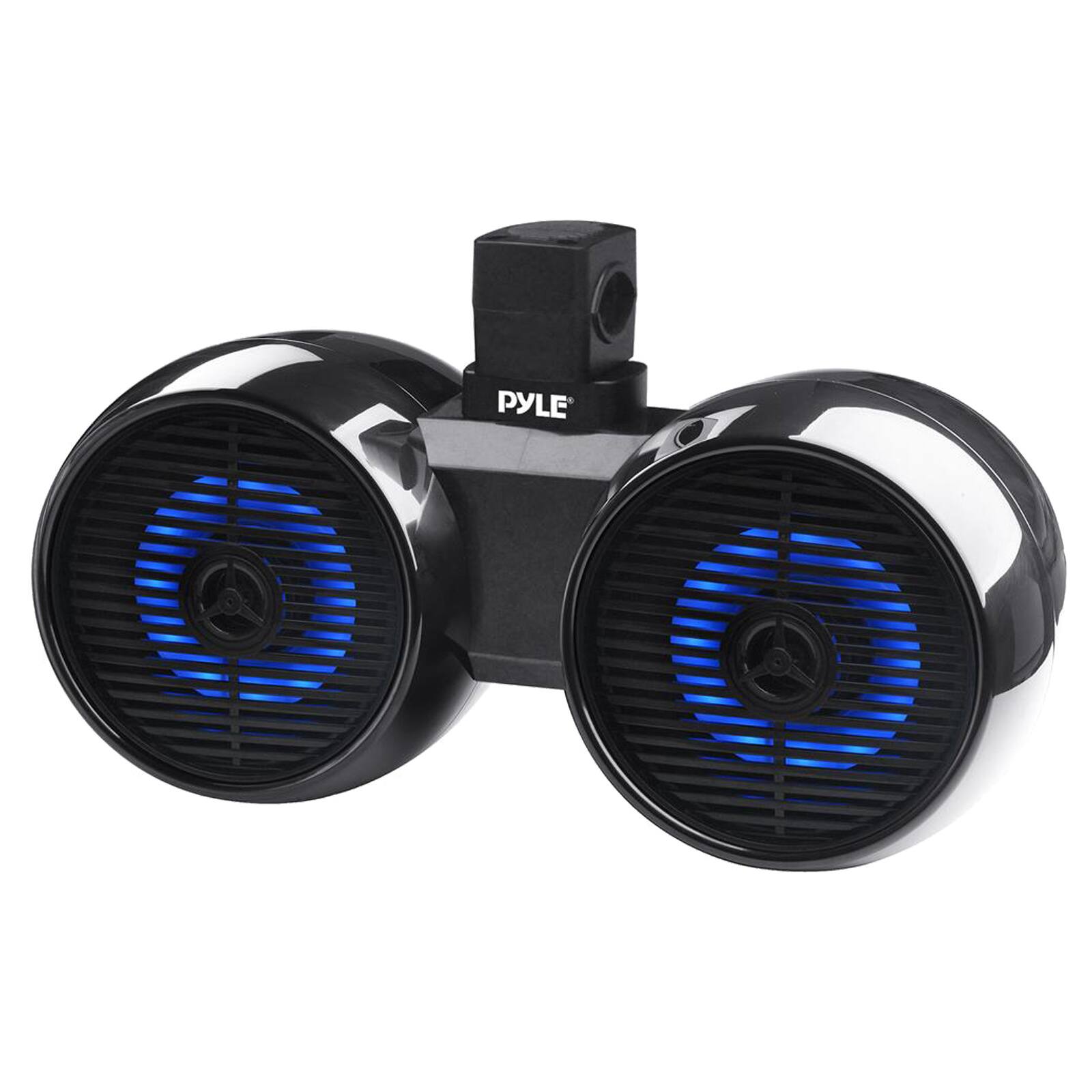 Alt View 2. Pyle - Pyle Marine Bluetooth Stereo Receiver, 2x 8" 300W Bluetooth LED Off-Road Dual Tower Speakers, Amplifier w/Kit, Antenna.