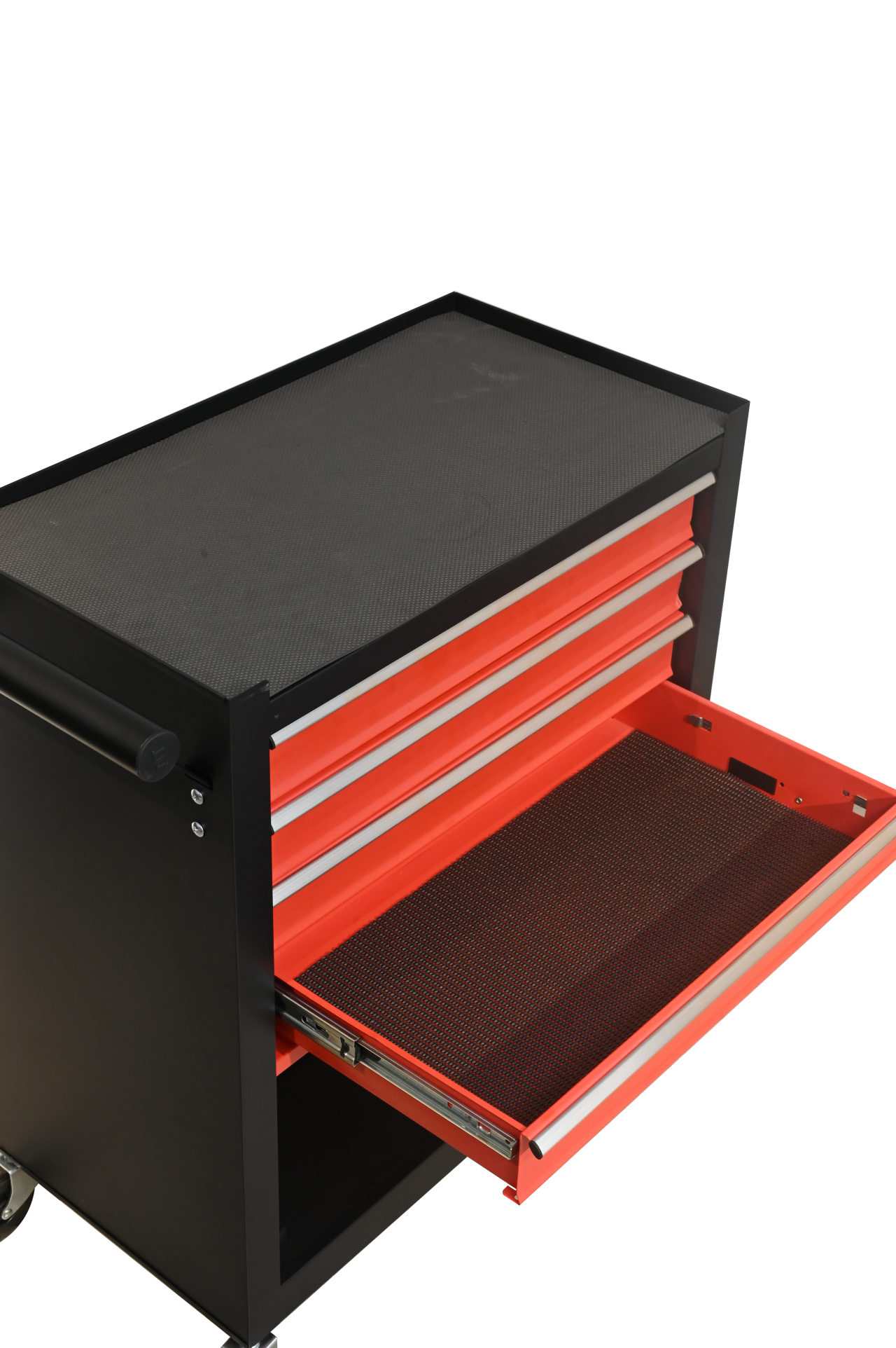 Alt View 6. LOVMOR - Four Drawer Rolling Toolbox with 4 Wheels Large Capacity Detachable Mobile Storage for Workshops Garages and Mechanics.
