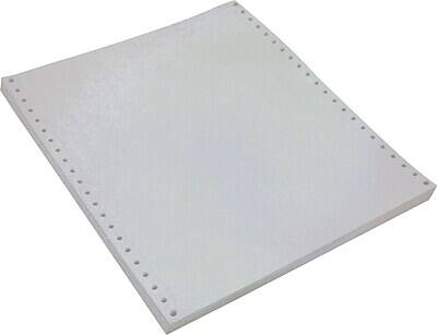 Alt View 1. Staples -  1-Part Premium Bright Blank Computer Paper, 9.5" x 11", 20 lbs., White, 1000 Sheets/Carton  - White.