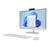 Left. HP - 23.8" Touch-Screen All-In-One - Intel Core i7-1355U - 16GB Memory - 512GB SSD - Shell white.