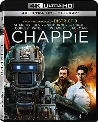 Front. Chappie   - 4K Blu-Ray.