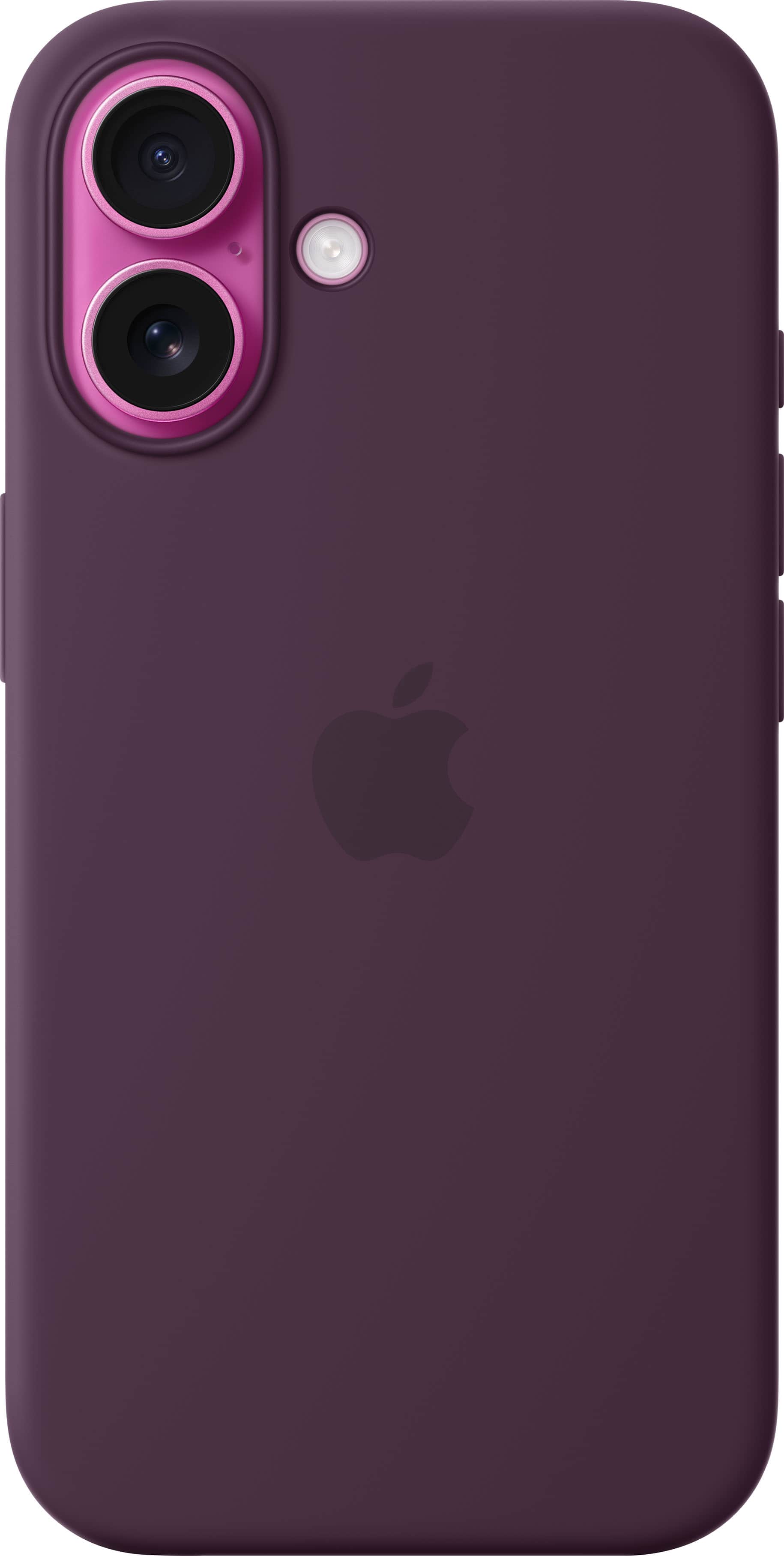 Alt View 12. Apple - iPhone 16 Silicone Case with MagSafe - Plum.