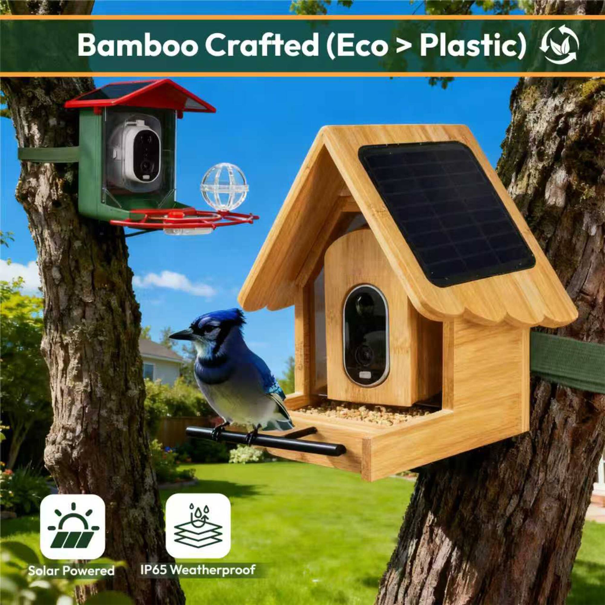 Bamboo Crafted (Eco > Plastic)

Solar Powered

IP65 Weatherproof