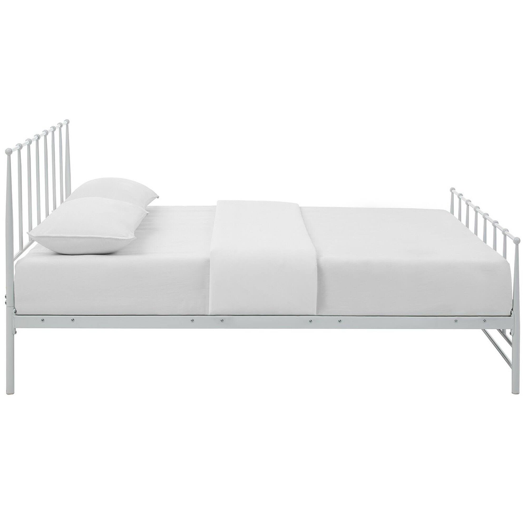 Back. Modway - Corinne Full Bed Frame - White.