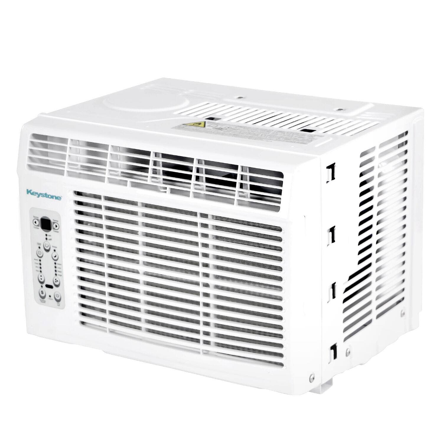 Alt View 4. Keystone - Keystone 8,000 BTU 115V 350 Sq. Ft. Window Air Conditioner - White.