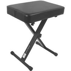 Angle. On Stage Stands - On Stage KT7800 Three-Position X-Style Foldable Keyboard Bench (Black) - Black.