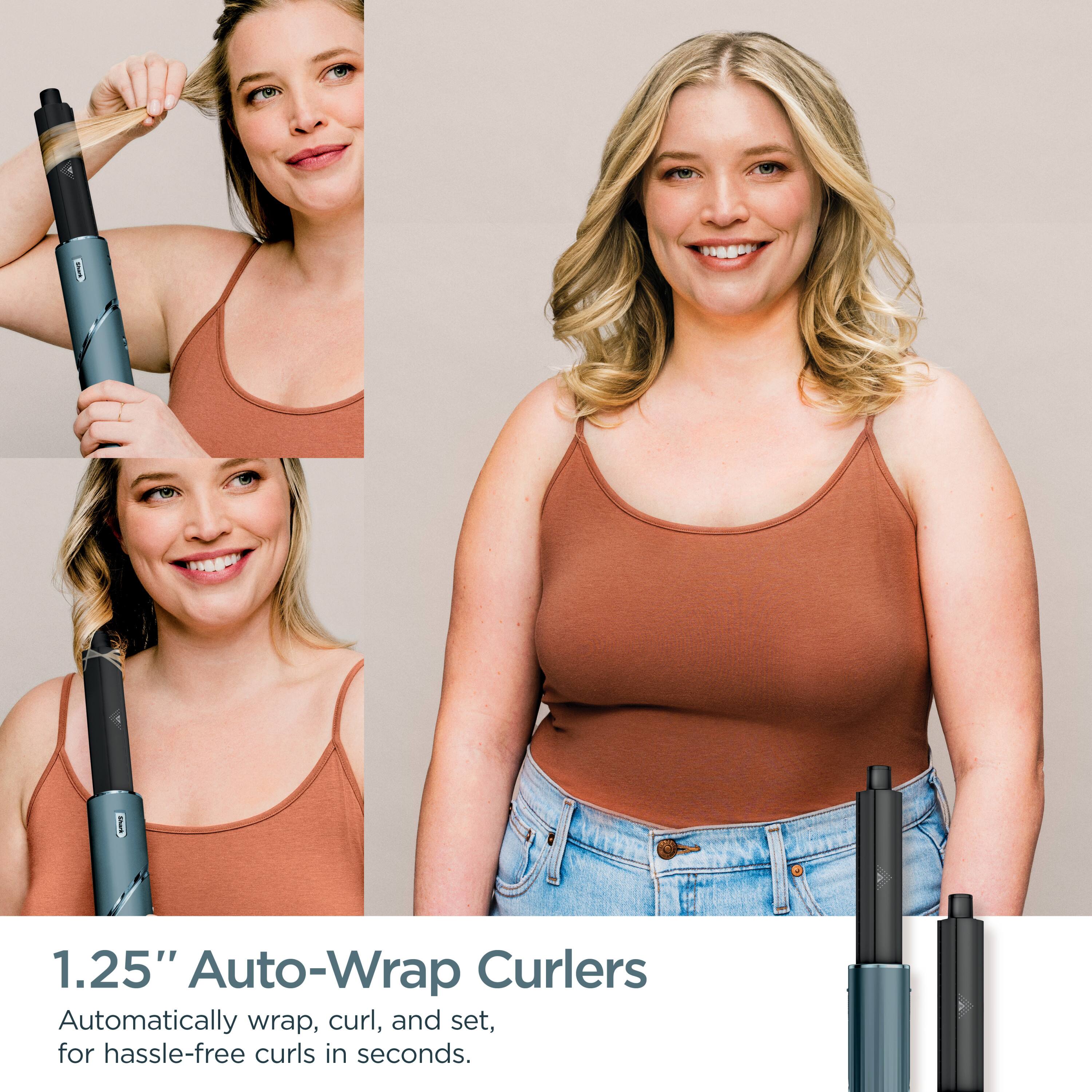 1.25" Auto-Wrap Curlers

Automatically wrap, curl, and set, for hassle-free curls in seconds.