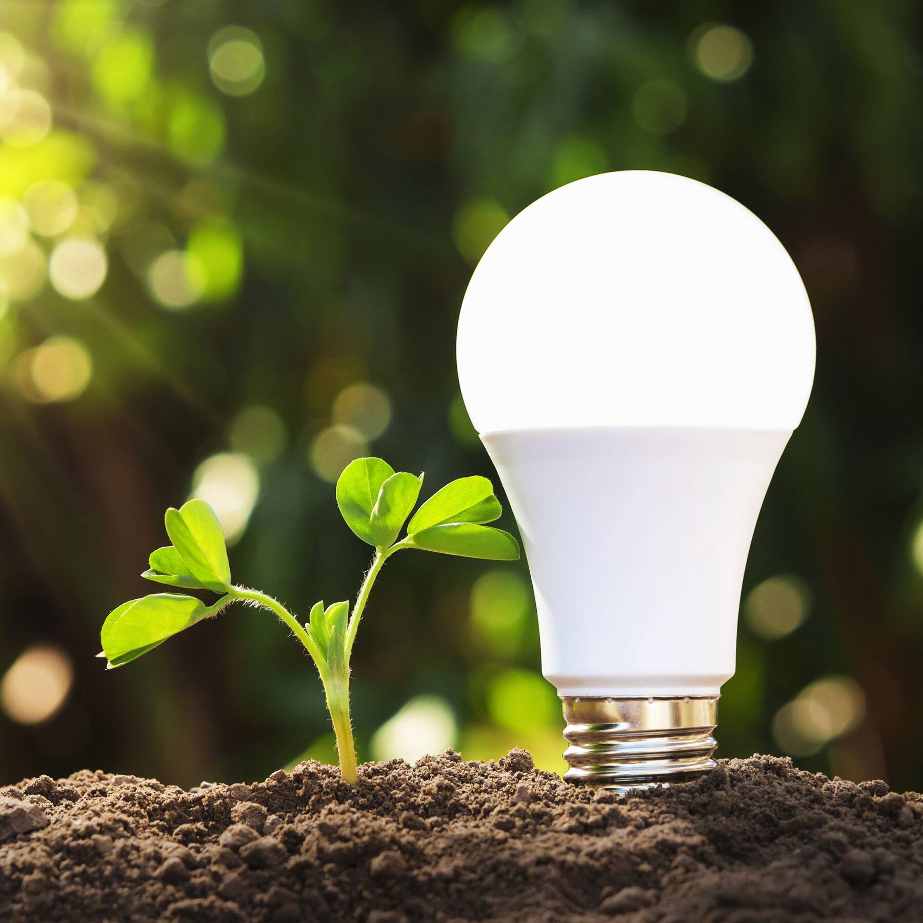 Alt View 4. VIRIBRIGHT - 100-Watt EQ 14W A19 E26 Non-Dimmable 1500lm LED Light Bulb, 2700K (4-Pack) - White.