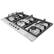 Alt View 2. COSMO - 850SLTX-E 30 in. Gas Cooktop in Stainless Steel with 5 Sealed Brass Burners - Stainless Steel.