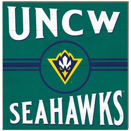 Jardine - UNC Wilmington Seahawks 10'' x 10'' Retro Team Sign - Green